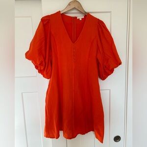 Anna Cate bubble sleeve mini dress.